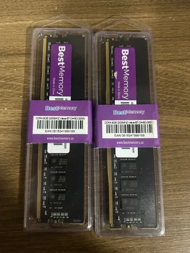 Memórias desktop novas ddr4 8gb