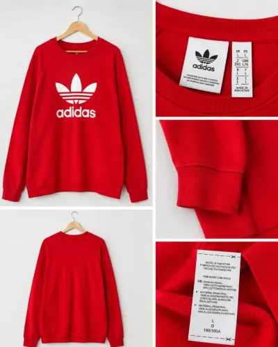 Moletom Adidas Vermelho - Tamanho G