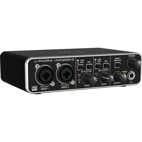 Interface De Áudio Behringer Umc202hd Usb | Original
