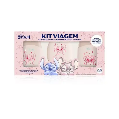 Disney- stitch kit de viagem feminino