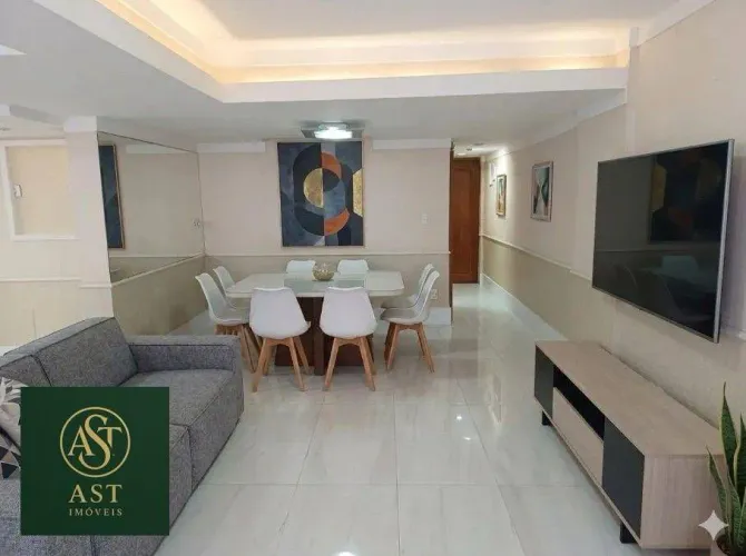 AST IMÓVEIS VENDE Apartamento com 3 quartos sendo 1 suíte e 2 vagas, 120 m² por R$ 970.000