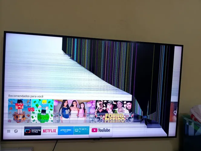 Tv Samsung quebrada 