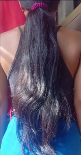 Cabelo humano 45cm