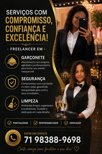 Diárias ou Oportunidade de Emprego (Não estou anunciando uma vaga)