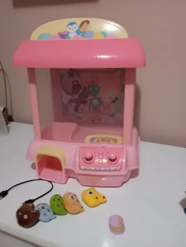 Máquina de Pegar Bichinhos Infantil - Funciona Perfeitamente + Brindes