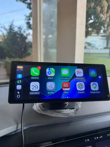 CarPlay Portátil 10.26 Apple CarPlay/Android Auto Tela Multimídia