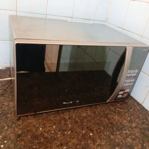 microondas espelhado 30 litros inox sem grill