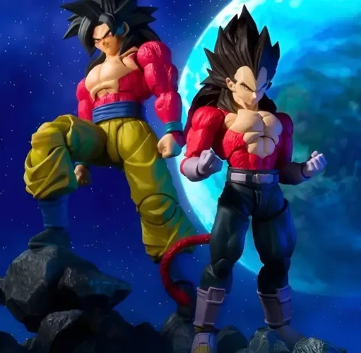 SHFiguarts Goku e vegeta ssj 4