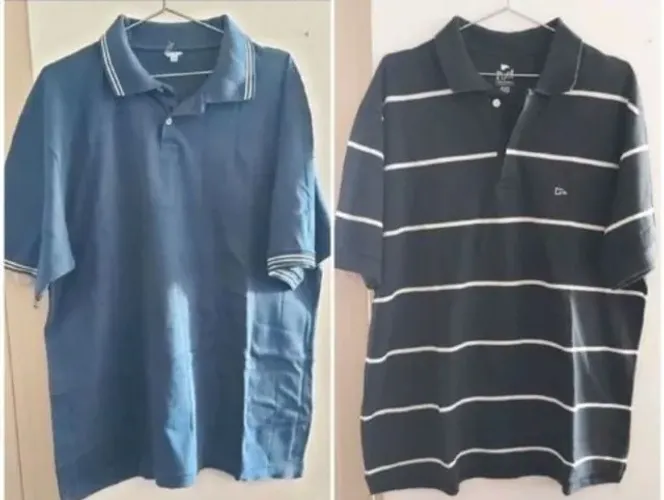 Kit camisa polo xgg 2 unidades