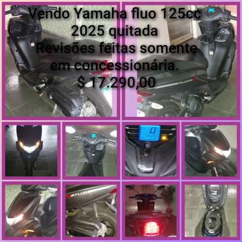 VENDO YAMAHA FLUO 125CC 2025 