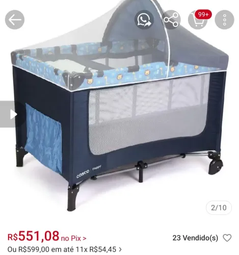 Berço Portátil Cosco