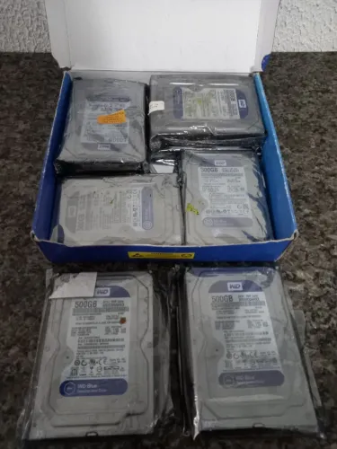 Lote HDs de 500BG Wester Digital 