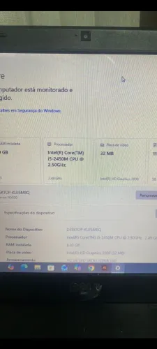 Dell Inspiron i5 6gb de ram 256gb