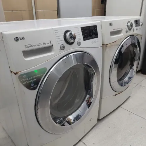 Lote com 2 Lava e Seca LG para Conserto ? 8,5kg 220V e 10,2kg 127V