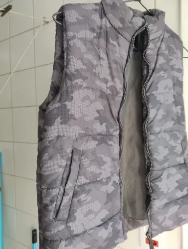 Colete infantil masculino estampado exército,super estiloso.