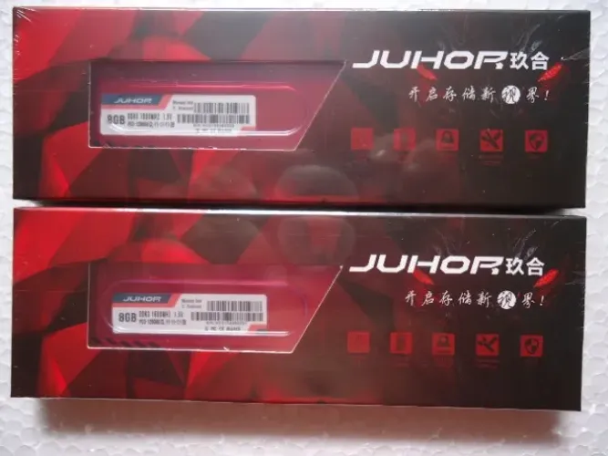Memória De Computador Ddr3 16Gb (8GbX2) 1600Mhz Gamer ''juhor'' Nova