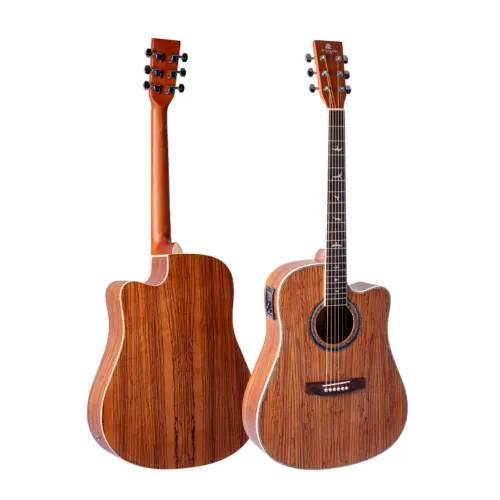 Violão Aço Eletroacústico Ativo Folk Natural Fosco Marquês