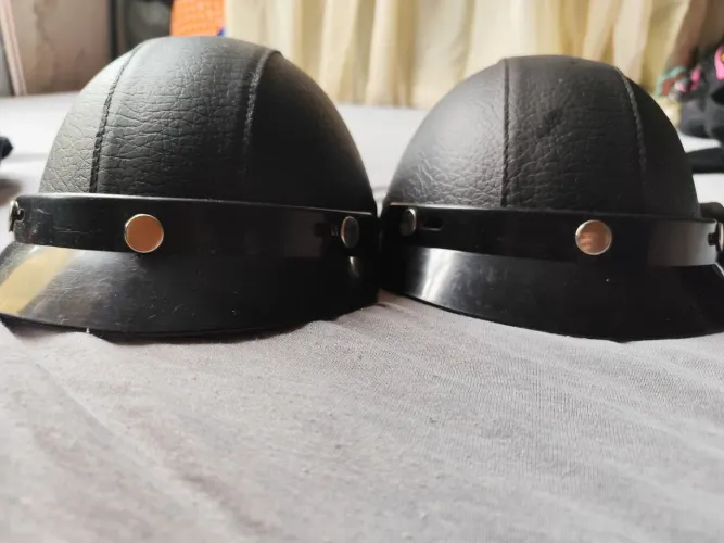 Kit de capacete coquinho para moto ou bicicleta elétrica e bike.