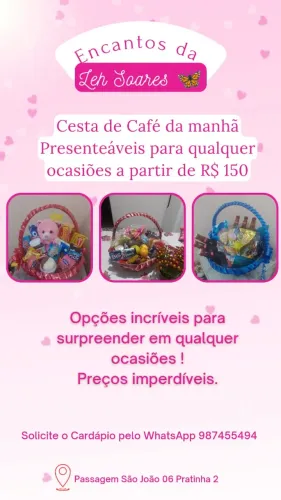 Cesta de café da manhã 