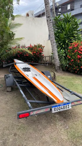 Barco Costal C1X - Holos (com carreta e remos inclusos)