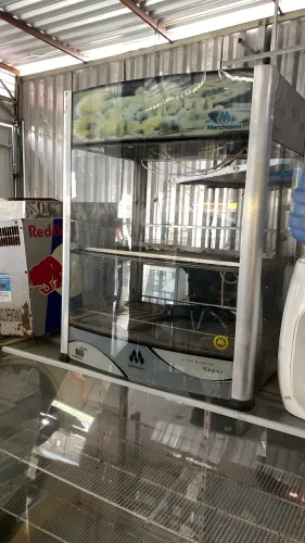 Estufa sem a porta traseira