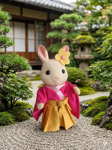 Roupinha Kimono Pink Sylvanian Families