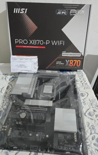Placa-Mãe MSI PRO X870-P WiFi 7 + Bluetooth 5.4 - Nova, Lacrada + Nota Fiscal e Garantia