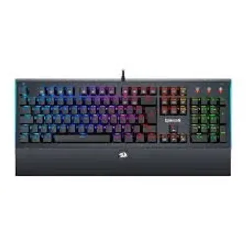 Teclado Mecanico Gamer Redragon Aryaman V2, RGB, Switch Marrom, Preto, K569RGB-PT-BROWN-V2