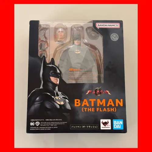 Raro - Sh Figuarts Batman The Flash (Michael Keaton) Figura De Ação Colecionador Boneco