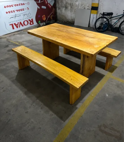 MESA RÚSTICA DE JAQUEIRA!!!