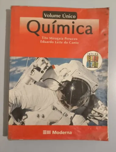 Livro Química Volume Único Peruzzo e Canto Moderna - Cursinho ENEM Vestibular