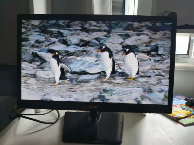 Monitor LED LG 20" Widescreen (Flatron 20EN33SS) + Fonte e Cabo VGA