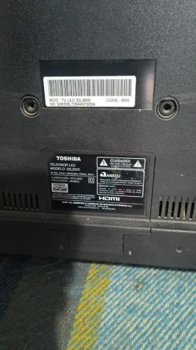 Vendo tv Toshiba 32l2600 smart funcionando tudo ok.