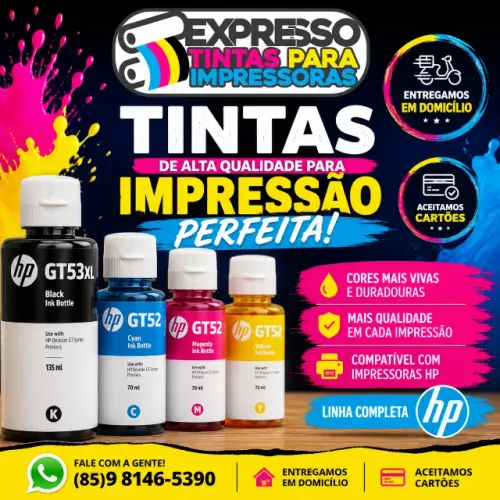 Tinta Impressora HP581 HP582 HP583 HP584 HP585 HP586 HP587 HP588 Dentre Outras.