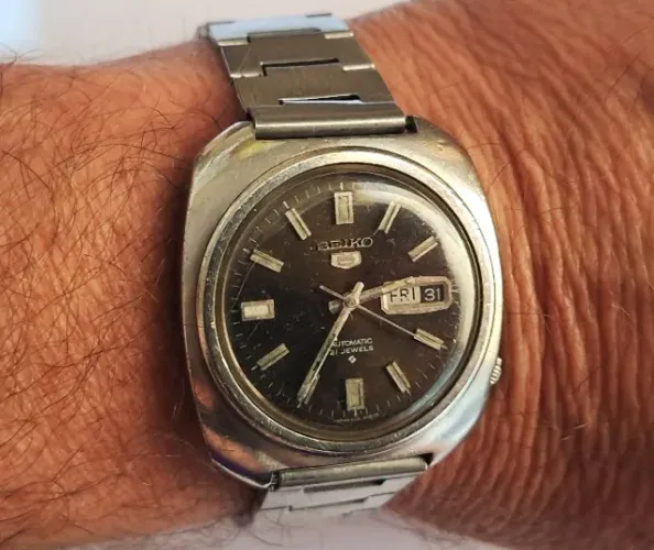 A52= ANTIGO RELOGIO SEIKO 6119 FUNCIONANDO VER DETALHES EM DESCRIÇAO