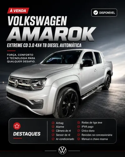 Volkswagen Amarok Extreme CD 3.0 4X4 TB Dies. Aut. 2023