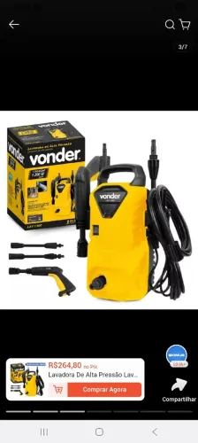 Vendo essa máquina de alta pressão Vonder muito top