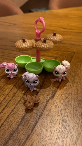 Littlest Pet Shop Trigêmeos Esquilos LPS #1882 # 1883 # 1884 completo
