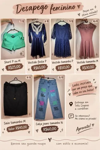 Roupas novas e seminovas