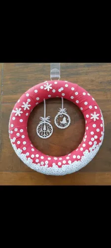Guirlanda de Natal de flocos de neve