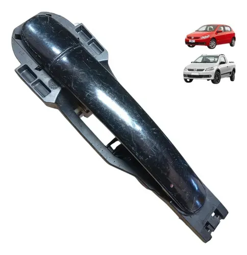Macaneta Externa Gol G5 Voyage Saveiro 2008 2009 2012 2013 Preto Dianteira/traseira