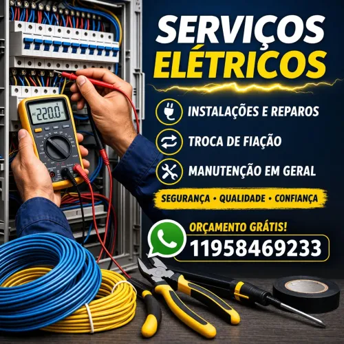 Precisando de Eletricista? Resolvo Hoje!
