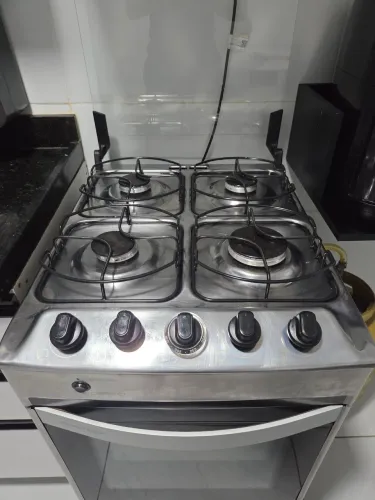Fogão 4 bocas Brastemp Inox