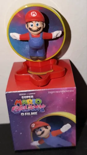 ? Super Mario Galaxy - Boneco Colecionável com Caixa | Edição Especial