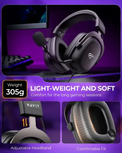 HEADSET GAMER HAVIT H2002D - R$ 99,00 