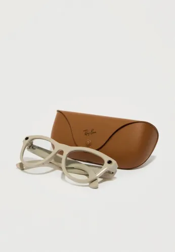 óculos rayban meta skyler bege