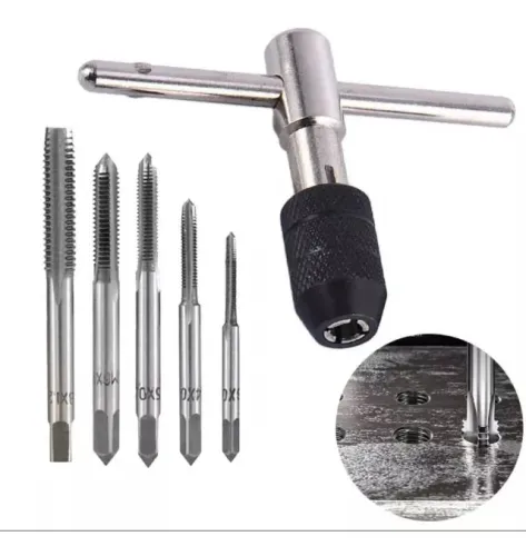 Kit de Chave de Rosca em T para Macho Rosqueador