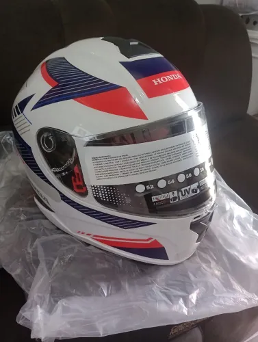 CAPACETE DA HONDA ORIGINAL NA CAIXA.