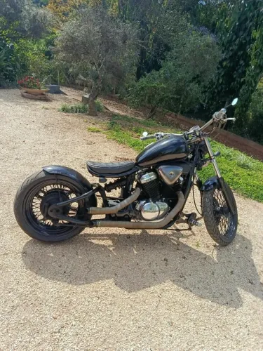 Honda Shadow Boober Preta 600cc Customizada