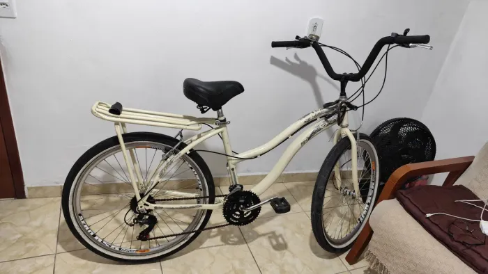 Bicicleta praiana feminina aro 26 alumínio
